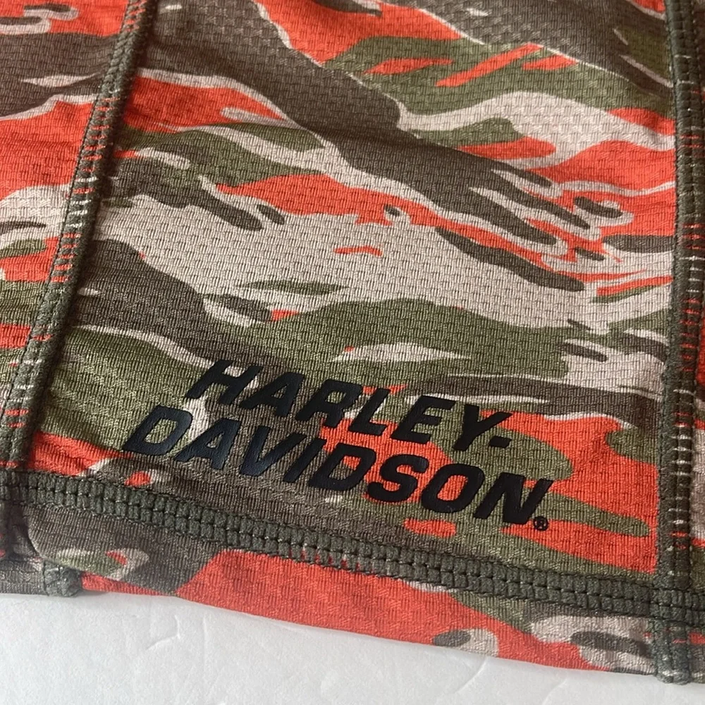 Harley-Davidson Modern Camo Neck Gaitor Vintage Orange